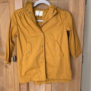 Zara Mustard Kids Raincoat
